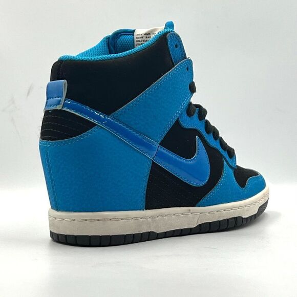 Nike Wmns Dunk Sky High Wedge 'Black Blue Lacquer' (2014) - Picture 6 of 8